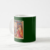 WeihnachtsGeburt Christis-Szene Wisemen Kaffeetasse (Vorderseite Links)