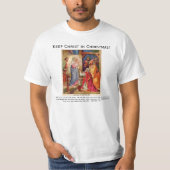 WeihnachtsGeburt Christis-Szene Wisemen T-Shirt (Vorderseite)