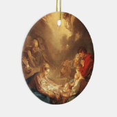 WeihnachtsGeburt Christis-Szenen-Verehrung der Keramikornament (Rechts)