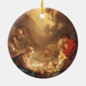 WeihnachtsGeburt Christis-Szenen-Verehrung der Keramikornament (Hinten)