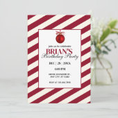 Weihnachtsgeburt Einladung (Stehend Vorderseite)