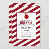 Weihnachtsgeburt Einladung (Vorne/Hinten)