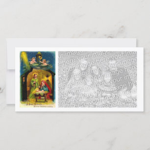 Weihnachtsgeburt Jesu Feiertagskarte