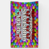 Weihnachtsgeburt Personalisierter Charakter Banner (Vertikal)