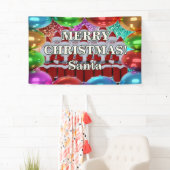 Weihnachtsgeburt Personalisierter Charakter Banner (Insitu)