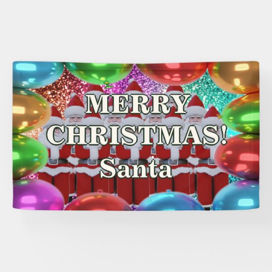 Weihnachtsgeburt Personalisierter Charakter Banner (Horizontal)
