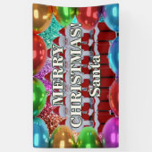 Weihnachtsgeburt Personalisierter Charakter Banner (Vertikal)