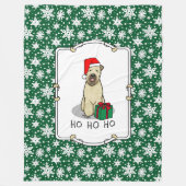 Weihnachtsgeburt (Weiß 1b2) Niedlich Fleecedecke (Vorderseite)