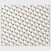 Weihnachtsgeburt (Weiß 1b2) Niedlich Geschenkpapier (Flach)