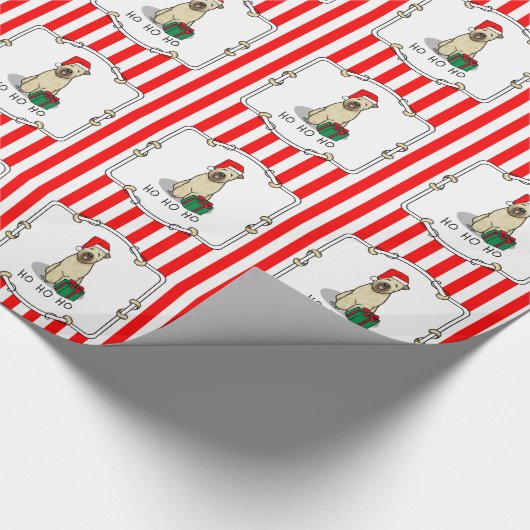 Weihnachtsgeburt (Weiß 1b2) Niedlich Geschenkpapier (Ecke)