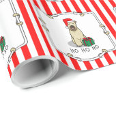 Weihnachtsgeburt (Weiß 1b2) Niedlich Geschenkpapier (Rolleneckpunkt)