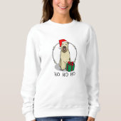 Weihnachtsgeburt (Weiß 1b2) Niedlich Sweatshirt (Vorderseite)