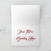 Weihnachtsgeburten Feiertagskarte (Innenseite)