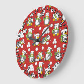 Weihnachtsgeburten Große Wanduhr (Winkel)