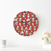 Weihnachtsgeburten Große Wanduhr (Zuhause)