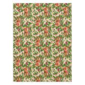 Weihnachtsgeburten Holly Imitate Gold Muster Tischdecke (Vorderseite)