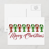 Weihnachtsgeburten Postkarte (Vorne/Hinten)