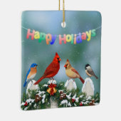 Weihnachtsgeburten & Weihnachtsgarland Keramikornament (Rechts)