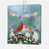 Weihnachtsgeburten & Weihnachtsgarland Keramikornament (Links)