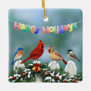 Weihnachtsgeburten & Weihnachtsgarland Keramikornament