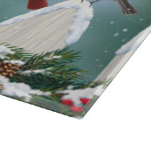 Weihnachtsgeburten & Weihnachtsgarland Schneidebrett (Ecke)