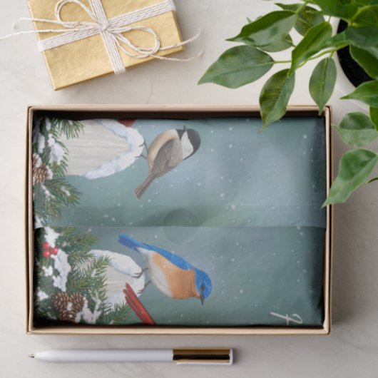 Weihnachtsgeburten & Weihnachtsgarland Seidenpapier (Geschenk)