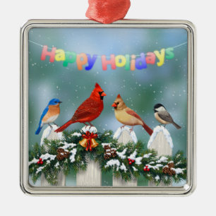Weihnachtsgeburten & Weihnachtsgarland Silbernes Ornament