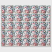Weihnachtsgeburtenpapier Geschenkpapier (Flach)