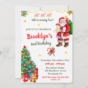 Weihnachtsgeburtseinladung Weihnachtsfest Party Einladung