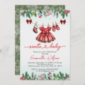 Weihnachtsgeburtshuppe Einladung (Vorne/Hinten)