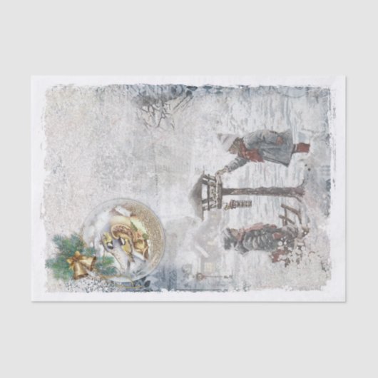 Weihnachtsgeburtskraft Seidenpapier (Vorderseite)