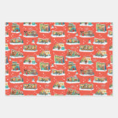 Weihnachtsgeburtspapier aus dem Mittelalter Geschenkpapier Set (Vorderseite 3)