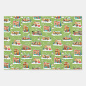 Weihnachtsgeburtspapier aus dem Mittelalter Geschenkpapier Set (Vorderseite 2)