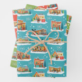 Weihnachtsgeburtspapier aus dem Mittelalter Geschenkpapier Set (Beispiel)