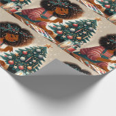 Weihnachtsgeburtspapier Geschenkpapier (Ecke)