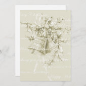 Weihnachtsgeburtspasseln neutral feiertagskarte (Vorne/Hinten)