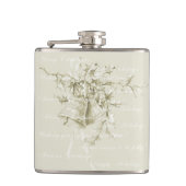 Weihnachtsgeburtspasseln neutral flachmann (Vorderseite)