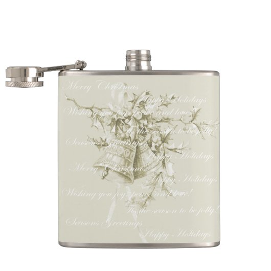 Weihnachtsgeburtspasseln neutral flachmann (Geöffnet)