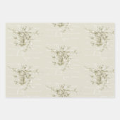 Weihnachtsgeburtspasseln neutral geschenkpapier set (Vorderseite)