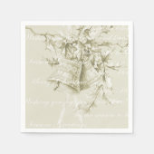 Weihnachtsgeburtspasseln neutral serviette (Vorderseite)