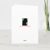 Weihnachtsgeburtstag 2018/3 feiertagskarte (Rückseite)