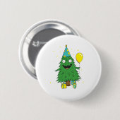 Weihnachtsgeburtstags-Baum Button (Vorne & Hinten)