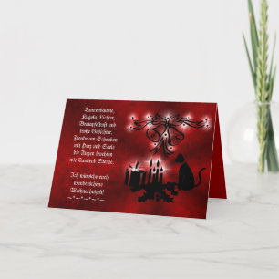 Weihnachtsgedicht Deutsch , Fügen Sie Ihren Text h Karte