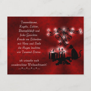 Weihnachtsgedicht Deutsch , Fügen Sie Ihren Text P Postkarte