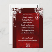 Weihnachtsgedicht Deutsch , Postkarte hinzufügen (Vorne/Hinten)