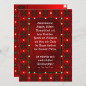 Weihnachtsgedicht Deutsch , Text hinzufügen (Vorne/Hinten)