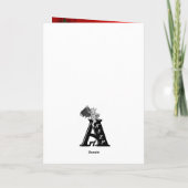 Weihnachtsgedicht Deutsch , Text hinzufügen Karte (Rückseite)