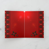 Weihnachtsgedicht Deutsch , Text hinzufügen Karte (Innenseite)