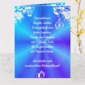 Weihnachtsgedicht Deutsch , Text hinzufügen Karte (Gelbe Blume)