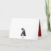 Weihnachtsgedicht Deutsch , Text hinzufügen Karte (Rückseite)